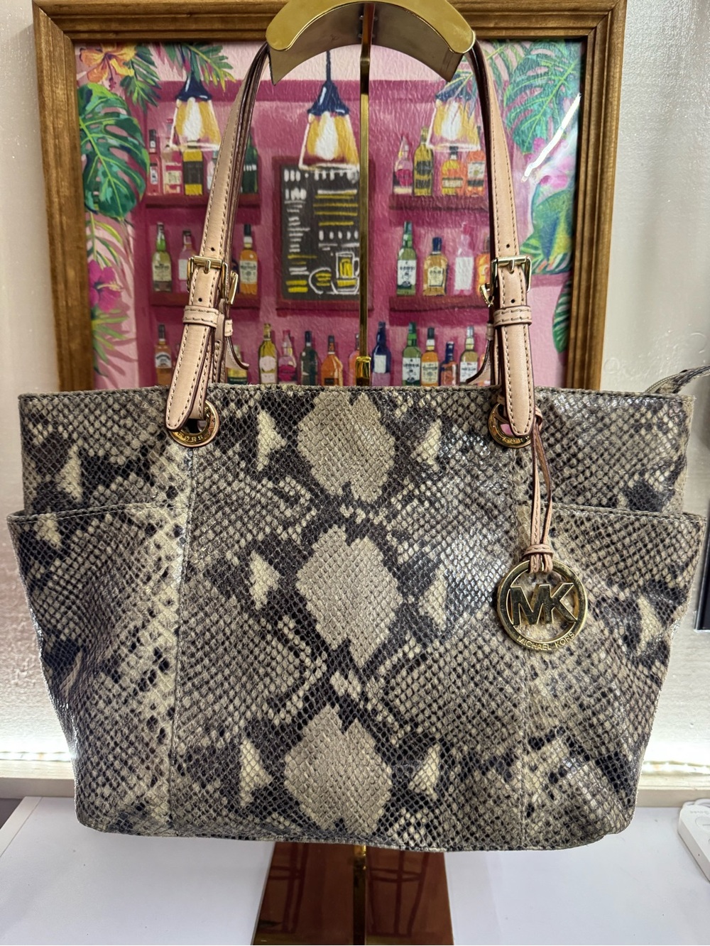 Michael Kors at His Sexiest Snake-Print Soft Shoulder